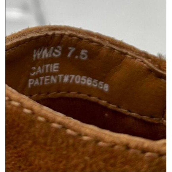 DV by Dolce Vita Catie Bootie Womens 7.5 Tan Suede Side Zip Fall Winter Fashion - Picture 4 of 5